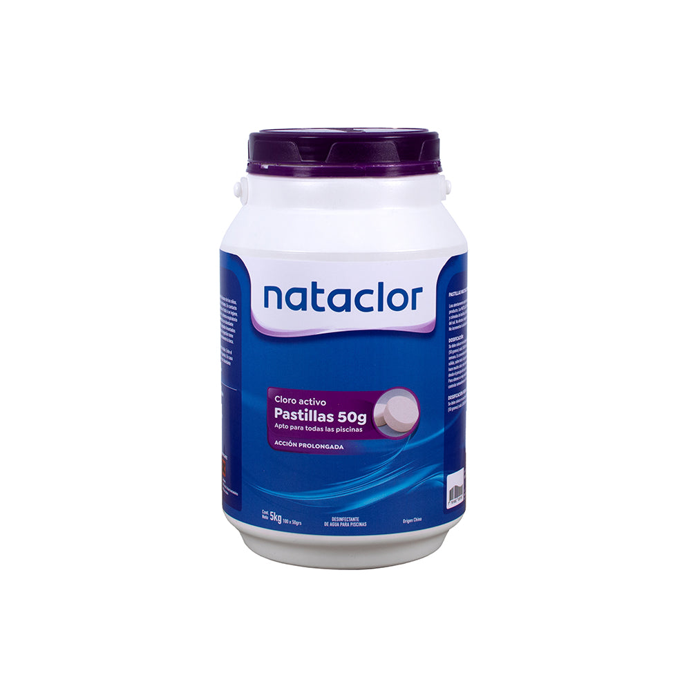 Pastillas de Cloro de 50gr Nataclor 5kg