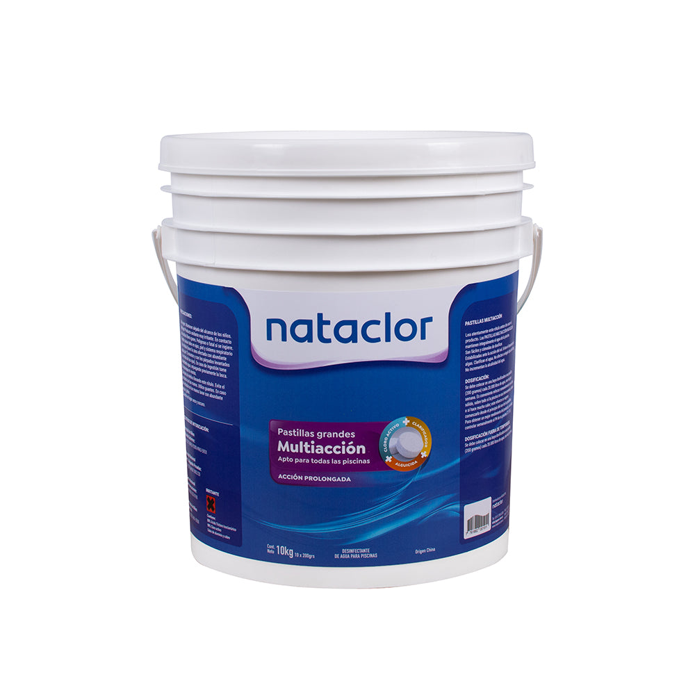 Pastillas Multiacción de 200gr Nataclor 10kg